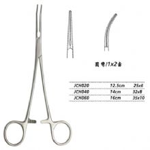 金鐘無(wú)損傷止血鉗JCH040 14cm 圓彎 32×8 1×2齒