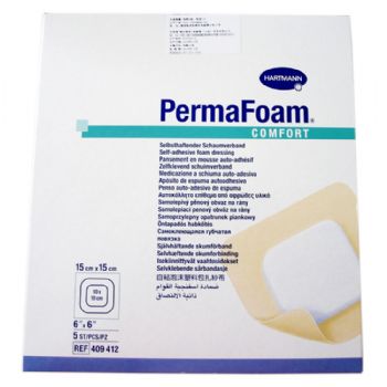 德國保赫曼德濕膚泡沫傷口敷料 PermaFoam Comfort 15x15cm 貨號：4094125   