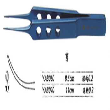 金鐘縫線結扎鑷YAB060 8.5cm 彎 鉤深0.2
