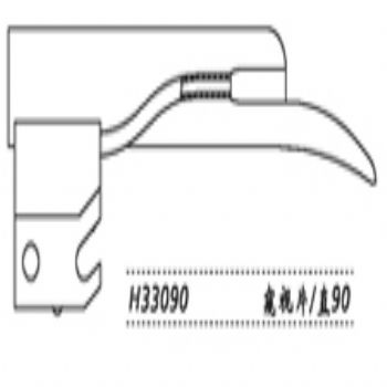 金鐘麻醉咽喉鏡H33090 窺視片 直 90
