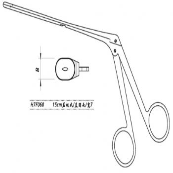 金鐘鼻咬切鉗H7F060 15cm 蓋板式 直圓頭 寬7