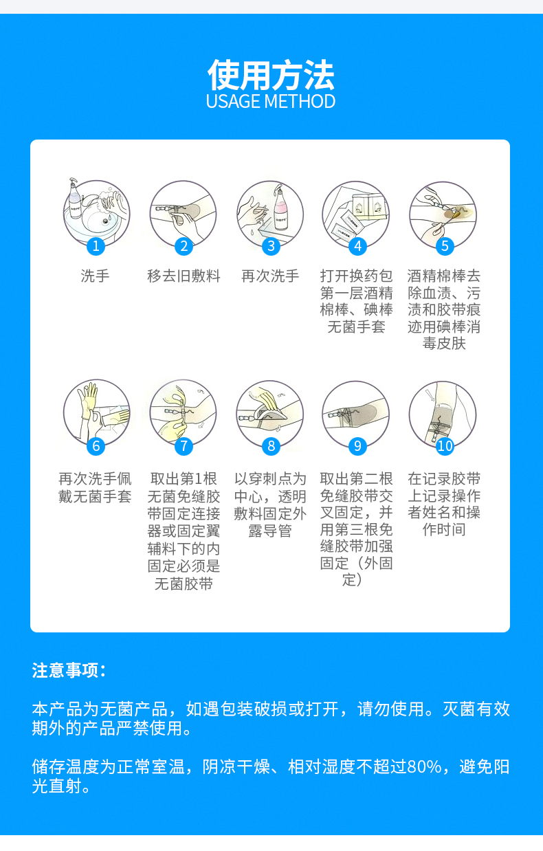 中心靜脈置管護(hù)理包 洗必泰換藥包